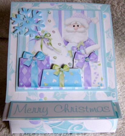 New Trinket Box Easel Card Kit - Cute Christmas by Margaret McCartney
