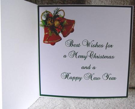 Christmas Inserts for 8 x 8 Cards by Margaret McCartney
