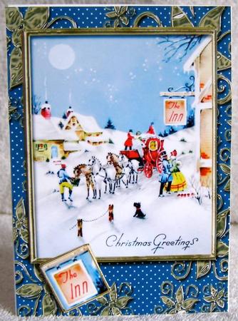 Coach and Horses at Christmas by Margaret McCartney