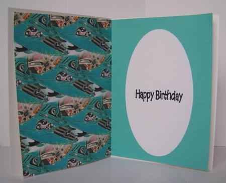Green Car Insert by Margaret McCartney