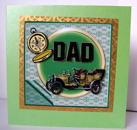 Dad Vintage Car by Margaret McCartney