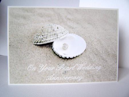 Gorgeous Pearl Wedding Anniversary Toppers by Margaret McCartney