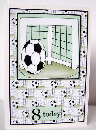 Football Quick Card Front by Margaret McCartney