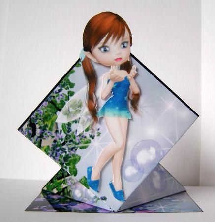 Starlight Fairy Pop Up Spring Card by Margaret McCartney