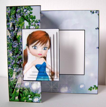 Starlight Fairy Foldback Card with Simple Pyramage by Margaret McCartney