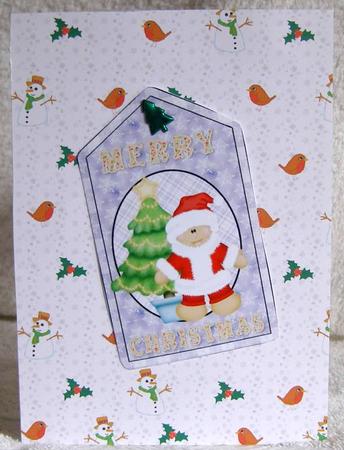 4 Christmas Gingerbread Tag Toppers 1 by Margaret McCartney