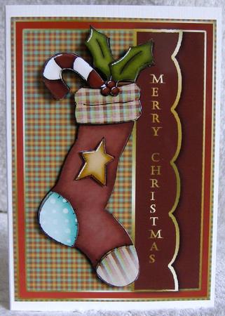 Country Christmas Stocking by Margaret McCartney