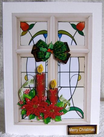 Art Deco Christmas Window by Margaret McCartney