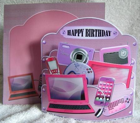 3D Girly Gadgets N Gizmos Pop Out Card Kit by Margaret McCartney