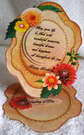 Easel Flower Verse by Margaret McCartney
