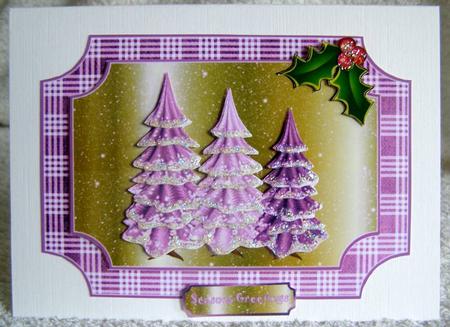 Pink Christmas Trees by Margaret McCartney