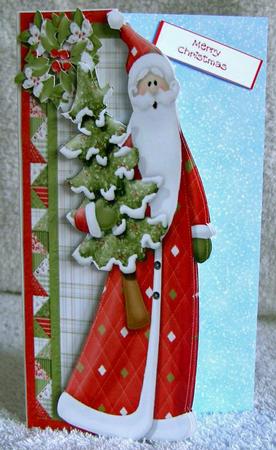 Blue Christmas Backing Sheet by Margaret McCartney
