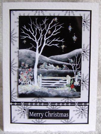 Traditional and Elegant Christmas Scene by Margaret McCartney
