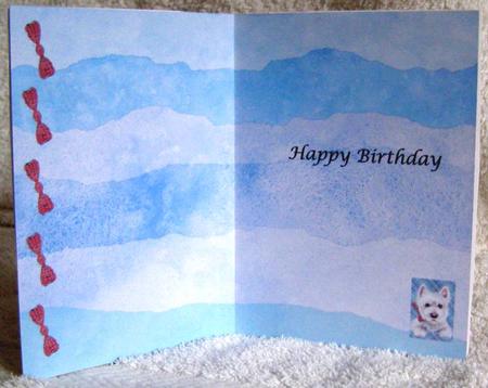 Our Family Happy Bday Inserts 5 by 7 by Margaret McCartney