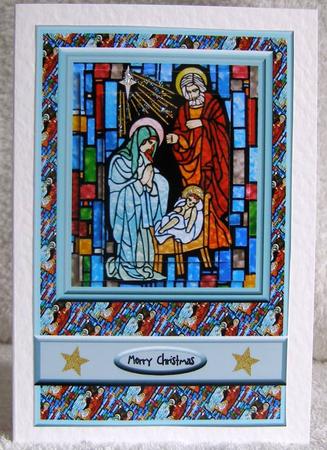 Stained Glass Nativity Qs by Margaret McCartney