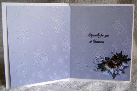 Christmas Verse Pine Cones Insert by Margaret McCartney