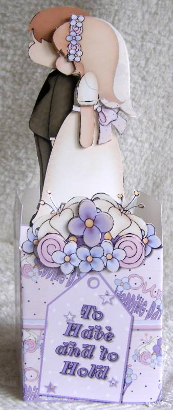 Bride and Groom Box Card by Margaret McCartney