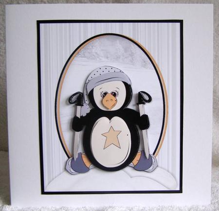 Ski Penguin by Margaret McCartney