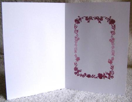 Lilac Vine Border Insert by Margaret McCartney