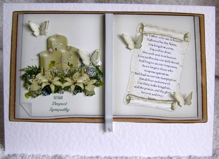 The Lords Prayer Sympathy Book Sheet by Margaret McCartney
