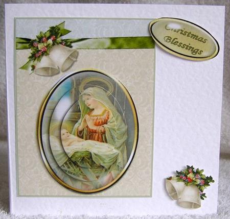 Vintage Madonna and Child Medallion by Margaret McCartney