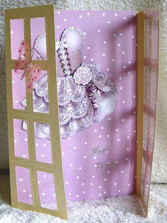 Asymetrical Dresses Decoupage by Margaret McCartney