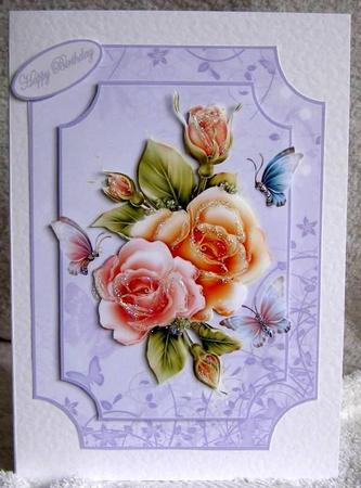 Stunning Floral Quick Card by Margaret McCartney