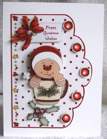 Christmas Cookie in a Cup Scallop Edge with Step by Step by Margaret McCartney