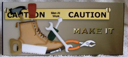 3 in 1 - Caution! Men at Work by Margaret McCartney