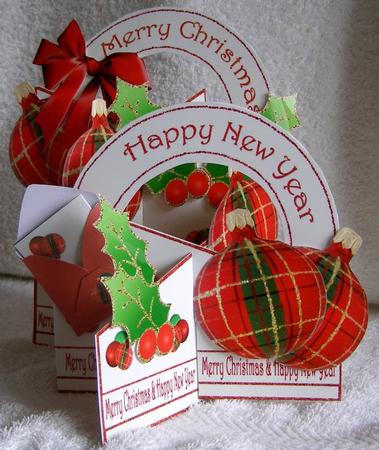 Tartan Baubles Cascade Deluxe by Margaret McCartney