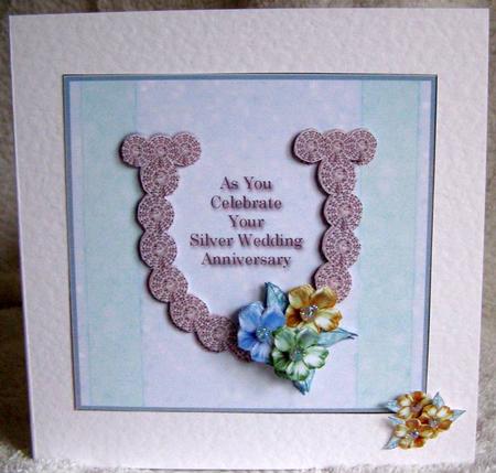 Square Silver Wedding Anniversary by Margaret McCartney