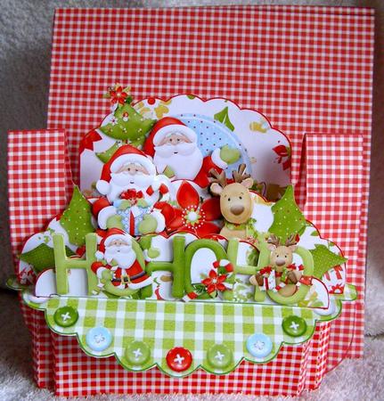 Hohoho 3D Shelf Card by Margaret McCartney