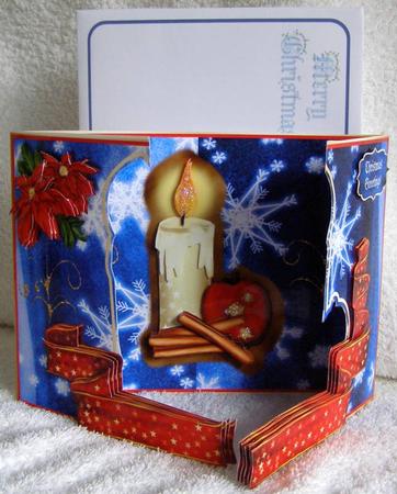 Open Front Shape-fold Kit - Fragrant Christmas by Margaret McCartney