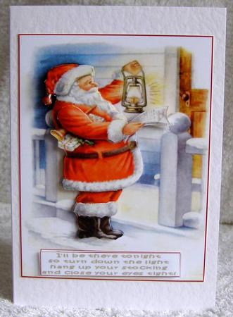 Vintage Christmas Santa by Margaret McCartney