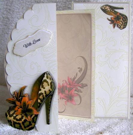 Flowers at Your Feet Scalloped Tri Fold Card Kit by Margaret McCartney