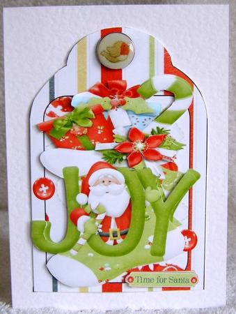 Santa Stocking by Margaret McCartney