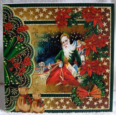 Vintage Santa by Margaret McCartney