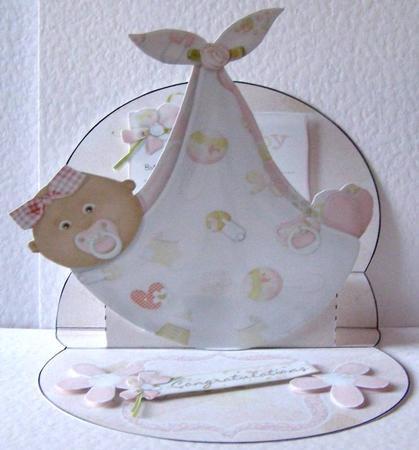 Baby Girl Sling2 3D Mini Stepper by Margaret McCartney