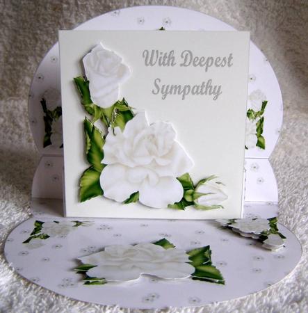 Deepest Sympathy 3D Mini Stepper by Margaret McCartney