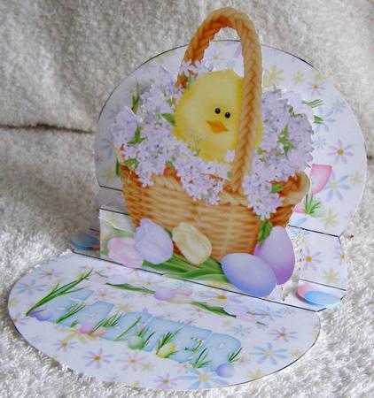 Happy Easter 3D Mini Stepper by Margaret McCartney