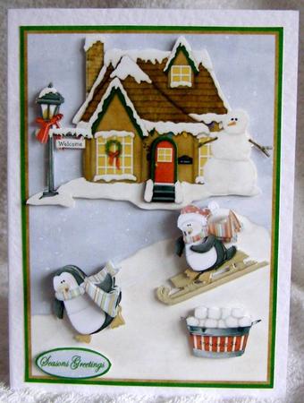 Penguin Toboggan by Margaret McCartney