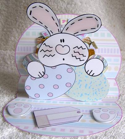 Easter Bunny 3D Mini Stepper by Margaret McCartney