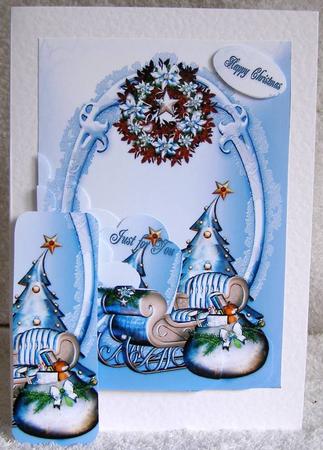 Christmas Pocket Tags and Bookmark by Margaret McCartney