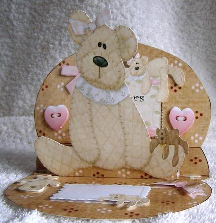Bonkers for Bears 3D Mini Stepper by Margaret McCartney