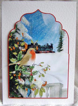 Robin Redbreast, and Steamtrain by Margaret McCartney