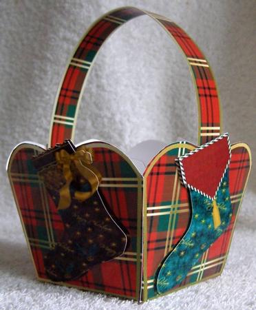 Christmas Treat Baskets - Put a Sock in It by Margaret McCartney