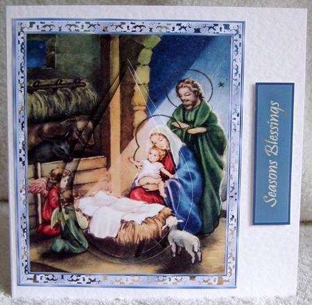 Vintage Nativity by Margaret McCartney