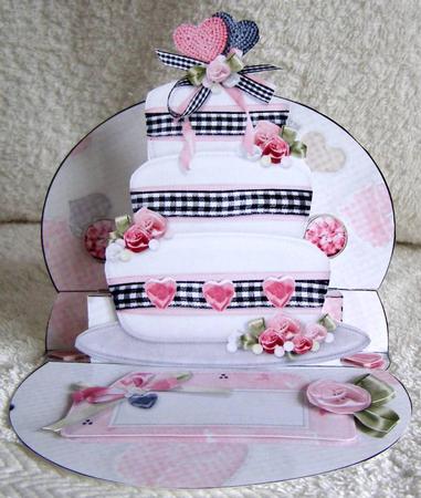 Wedding Cake 3D Mini Stepper by Margaret McCartney