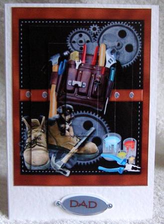 DIY Birthday Fathers Day Pyramid by Margaret McCartney