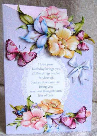 Floral Greetings Birthgay by Margaret McCartney